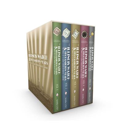 【预售】伊利诺伊腕表及其汉米尔顿时代一套5卷The Illinois Watch and Its Hamilton Years英文珠宝首饰Fredric J Friedberg套装