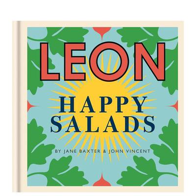 【现货】里昂快乐沙拉【Happy Leons】LEON Happy Salads英文餐饮Jane Baxter?精装Cassell   Co进口原版书9781840917185