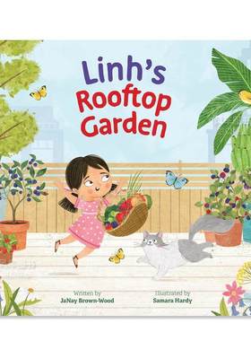 【预售】Linh的屋顶花园英文儿童绘本虚构类进口原版外版书精装Linh's Roof GardenJaNay Brown-WoodPeachtree Publishers