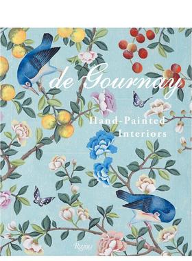 【现货】帝家丽 墙上艺术 室内手绘壁纸de Gournay英文室内设计空间与装饰Claud Cecil Gurney精装Rizzoli进口原版书9780847867905