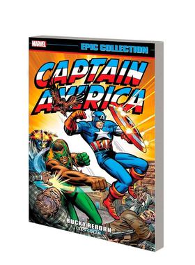 【预售】【Marvel】美国队长史诗合集巴基重生[新印刷]英文漫画平装进口原版书Captain America Epic Collection: Bucky Reborn