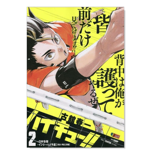 【预售】排球少年12Remix版新生鸟野排球部诞生日文漫画进口原版书古舘春一集英社14岁以上ハイキュ—!! 2: 集英社リミックス