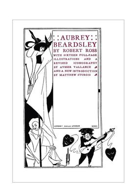 【预售】奥布里比尔兹利Aubrey Beardsley英文艺术家艺术工作室Robert Ross平装Pallas Athene进口原版书9781843680727