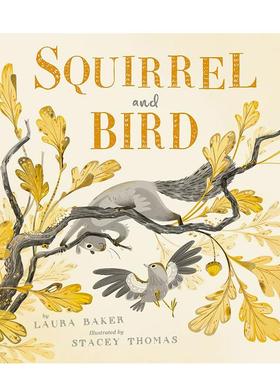 【现货】松鼠与小鸟Squirrel and Bird英文儿童绘本人际关系Laura Baker精装Tiger Tales3-6岁进口原版书97816 300866