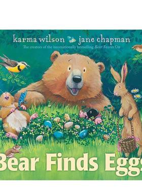 【预售】小熊找蛋英文儿童绘本虚构类进口原版书平装Bear Finds EggsKarma Wilson  Jane   ChapmanSimon & Schuster Childrens