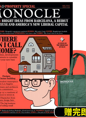 【预 售】订阅MONOCLE杂志 生活格调杂志 英国英文原版 年订10期 英文版正版期刊杂志【赠绿色袋子】 E022