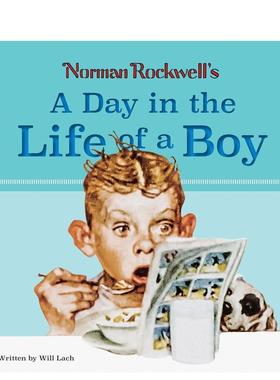 【预售】诺曼洛克威尔男孩的一天Norman Rockwell’s A Day 英文插画原画设定集Will Lach精装Abbeville Press进口原版书97807892