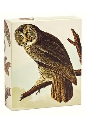 【预售】奥杜邦猫头鹰速记卡片册Audubon Owls QuickNotes英文文创卡牌John James Audubon卡片teNeues进口原版书9781623258894