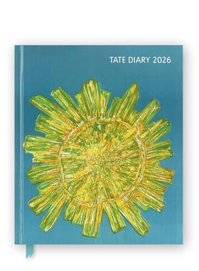 【预售】【Flame Tree】2026年泰特美术馆台式日历记事本Tate 2026 Desk Diary Planner - Week to View， Illustrated throughout