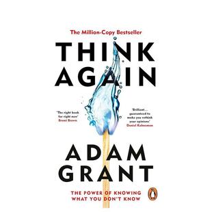 预售 Allen进口原版 再想一想Think 书9780753553916 Again英文商业行销Grant平装