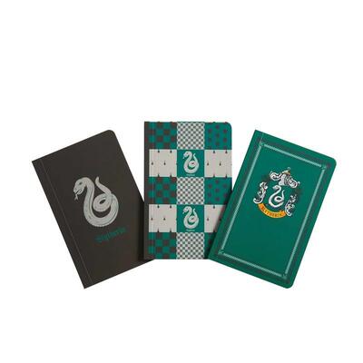 【预售】哈利波特斯莱特林口袋笔记本三本套装HARRY POTTER SLYTHERIN POCKET NOTEBOOK COLLECTION 英文文创笔记本Notebook平装