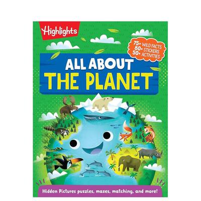 【预售】【关于活动书籍的一切】星球【All About Activity Books】Planet英文儿童趣味3-6岁平装进口原版书Highlights Highligh
