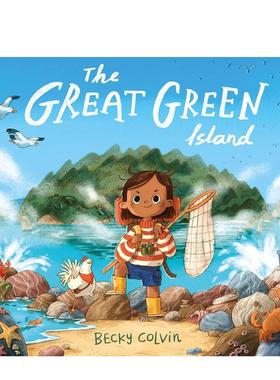 【现货】【麦克米伦插画奖得主Becky Colvin】伟大的绿岛The Great Green Island英文儿童绘本虚构类Becky Colvin平装Macmillan C