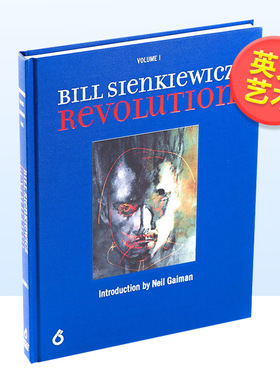 【预售】比尔·辛基维奇:循环英文插画原画设定集进口原版外版书精装Bill Sienkiewicz: RevolutionBen Davis Six Foot Press