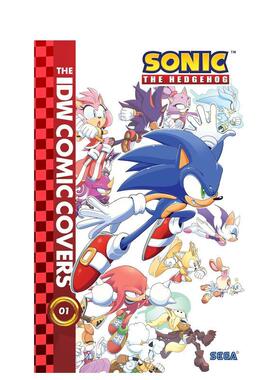 【预售】【IDW Publishing】刺猬索尼克IDW 漫画封面集 卷1Sonic the Hedgehog英文漫画Adam Bryce Thomas精装IDW Publishing进口