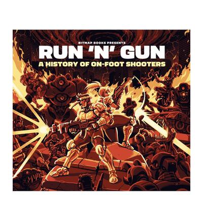 【预售】疾跑射击：步战射击游戏发展史Run 'n' Gun: A History of On-Foot Shooters英文平面设计数字媒体设计Bitmap Books精装B