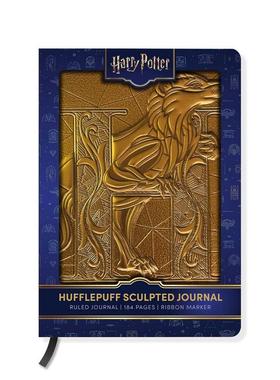 【预售】哈利波特浮雕学院笔记本赫奇帕奇Harry Potter Sculpted Journal Hufflepuff英文文创笔记本Notebook精装Insight Editio