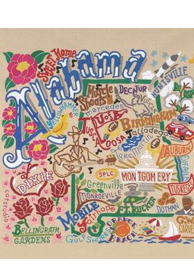 【现货】枕头地理 梦遍美国Pillow Geography 英文外国美术当代SWAN精装Glitterati Incorporated进口原版书978194387 88