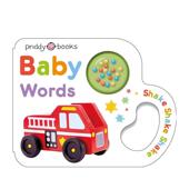 宝宝学词 Little Baby Shakers 小摇铃系列 Priddy纸板书1 Words英文儿童图书儿童语言概念启蒙Roger 预售 3岁Priddy Boo