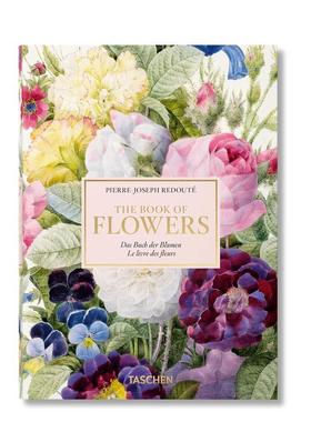 【现货】雷杜德花之书-Taschen40周年纪念版英文插画原画设定集进口原版图书【40th Anniversary Edition】Redouté  Book of Fl