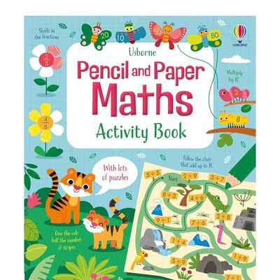 【预售】铅笔和草稿纸数学活动Pencil and Paper Maths英文儿童趣味Eddie Reynolds 平装Usborne children’s books3-6周岁进口原