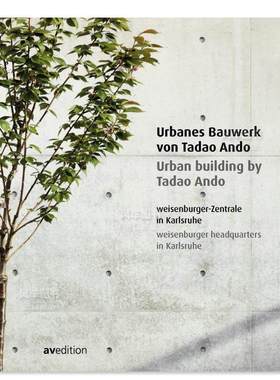 【现货】安藤忠雄：城市建筑英文建筑设计建筑师工作室进口原版图书Urban Building by Tadao Ando精装Ulf Meyer著AVEdition