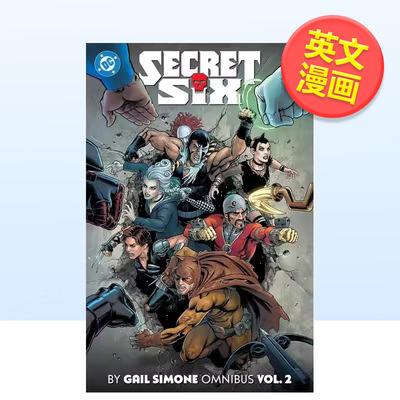 【现货】【DC Comics】秘密六  综合卷2Secret Six by Gail Simone Omnibus Vol. 2英文漫画Gail Simone Larry Hama Pete Woods A