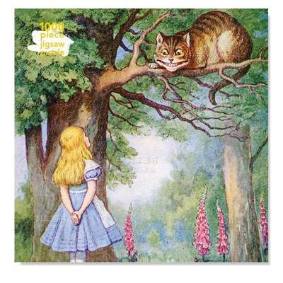 【预 售】爱丽丝和柴郡猫拼图进口原版书【1000-piece Jigsaw Puzzles】Alice and the Cheshire CatFlame Tree Studio Flame Tree