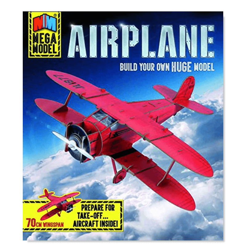 【现货】大模型：飞机英文儿童趣味进口原版书平装Mega Model: Airplane Ben Hubbard著Carlton Kids出版