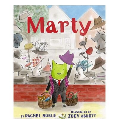 【现货】马蒂Marty英文儿童绘本虚构类Rachel Noble精装Holiday House3-6岁进口原版书9780823446629