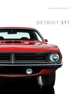 【预售】底特律风格 汽车之城的汽车设计1950-2020Detroit Style英文工业产品设计Benjamin W. Colman精装Yale University Press进