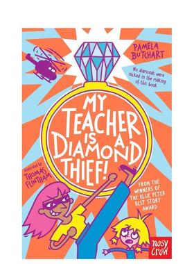 【预售】【伊兹和朋友们】#15我的老师是钻石大盗【Izzy and Friends】My Teacher is a Diamond Thief!英文儿童桥梁书Pamela But