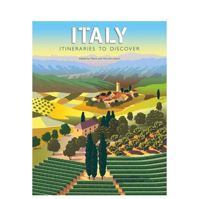 【现货】意大利深度旅行指南Italy :Itineraries to Discover英文旅行Marco LissoniWhite star精装进口原版书9788854419766