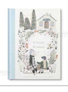 【预售】【法国插画师Cécile Metzger】冬日祝愿英文儿童绘本插画师进口原版外版书精装3-6周岁Winter WishesM.H. Clark Compen