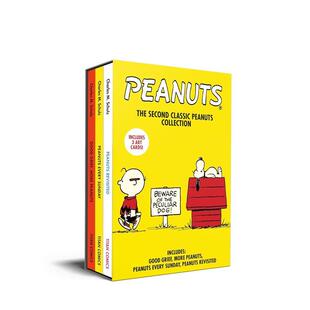 漫画收藏2 Set 预售 经典 Charles Schulz 2英文漫画平装 Peanuts 花生漫画套装 Classic The Boxed Collection