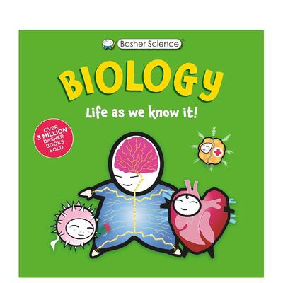 【现货】巴舍科学生物学我们所知的生命Basher Science英文儿童绘本知识百科Simon Basher平装Kingfisher US进口原版书9780753480