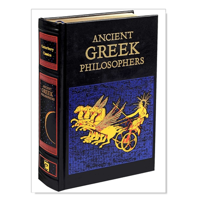 【预售】古希腊哲学家（皮面精装）英文人文历史进口原版外版书精装Ancient Greek Philosophers (Leather-bound Classics) Edito