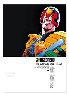 【预售】特警判官案件档案全集20英文漫画进口原版书平装14岁以上Judge Dredd: The Complete Case Files 20 John Wagner2000 AD
