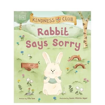 【预售】【善意俱乐部】兔子学会道歉【Kindness Club】Rabbit Says Sorry英文儿童绘本自我认知情绪管理3-6岁平装进口原版书 DK