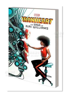 【预售】【Marvel】钢铁之心莉莉威廉姆斯的传奇英文漫画jian'zhuang进口原版书IRONHEART: THE SAGA OF RIRI WILLIAMS Brian Mi