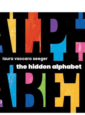 【现货】【凯迪克奖得主Laura Vaccaro Seeger】字母迷宫探险The Hidden Alphabet英文儿童语言概念启蒙Laura Vaccaro Seeger精装