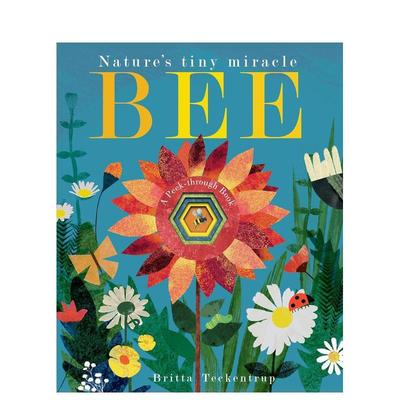 【现货】蜜蜂大自然的微小奇迹Bee Nature‘s tiny miracle英文儿童趣味3-6岁Hegarty  Patricia进口原版书Little Tiger Press978