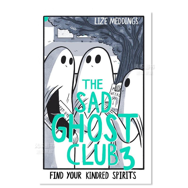 【现货】【忧郁幽灵俱乐部】#3 归栖同频之境The Sad Ghost Club Volume英文儿童漫画Lize Meddings进口原版书