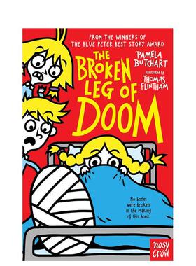 【预售】【伊兹和朋友们】#10断腿惊魂记【Izzy and Friends】The Broken Leg of Doom英文儿童桥梁书Pamela Butchart平装Nosy Cr