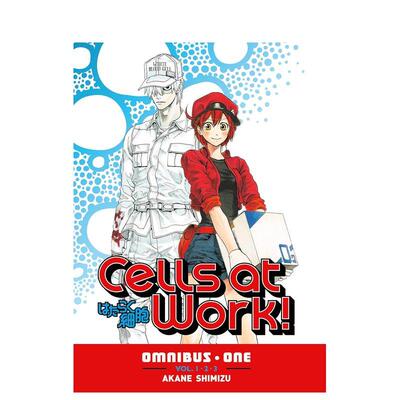 【预售】【Kodansha Comics】工作细胞合集1英文漫画进口原版书平装14岁以上Cells at Work! Omnibus 1  Akane ShimizuKodansha C