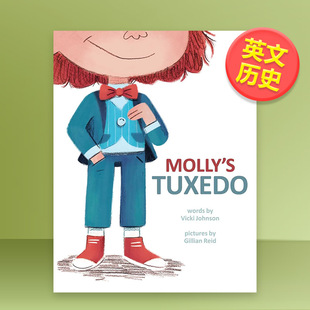 Tuxedo 预售 Molly JOHNSON bee 燕尾服英文儿童绘本自我认知情绪管理进口原版 little 莫莉 books 书精装 VICKI