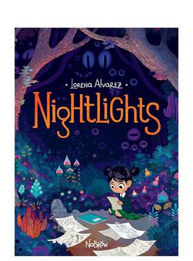 【现货】夜灯1Nightlights 1英文儿童分阶阅读6-9岁Lorena Alvarez进口原版书Nobrow Press9781910620571