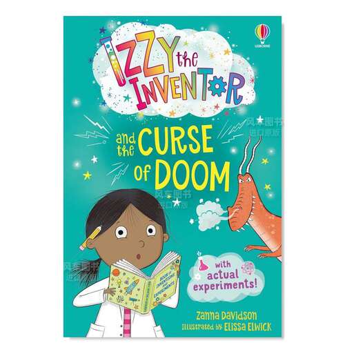 【预售】【小发明家Izzy】末日诅咒英文儿童绘本虚构类进口原版外版书【Izzy the Inventor】 and the Curse of DoomZanna David
