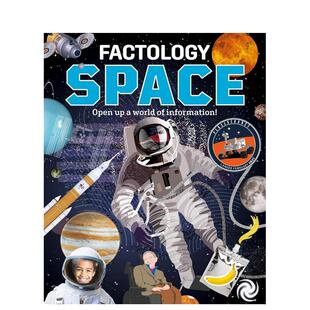 宇宙Factology Space英文儿童绘本知识百科9 Books 预售 Button 书Button 事实学派 进口原版 12岁精装