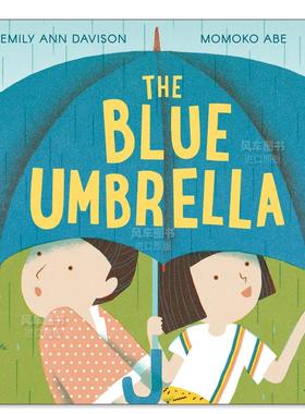 【现货】蓝色雨伞英文儿童绘本人际关系进口原版外版书精装3岁-6岁The Blue UmbrellaEmily Ann DavisonAndersen Press